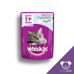 WHISKAS POUCH SOUFFLE PESCADO