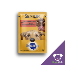 PEDIGREE POUCH SENIOR +7 CARNE